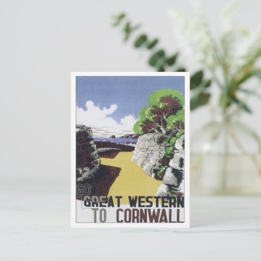  Cornwall Western Briefkaart (Staand voorkant)
