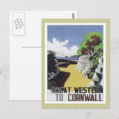  Cornwall Western Briefkaart (Voorkant / Achterkant)