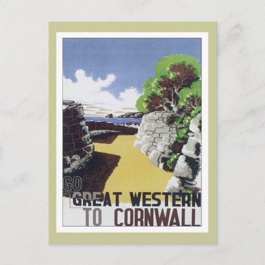  Cornwall Western Briefkaart (Voorkant)