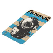 Cornwall Zeilposter met nautisch thema Magneet (Linkerzijde)