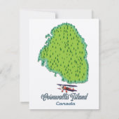 Cornwallis Island, Canada Travel map (Achterkant)