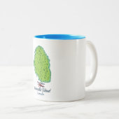 Cornwallis Island, Canada Travel map Tweekleurige Koffiemok (Voorkant rechts)