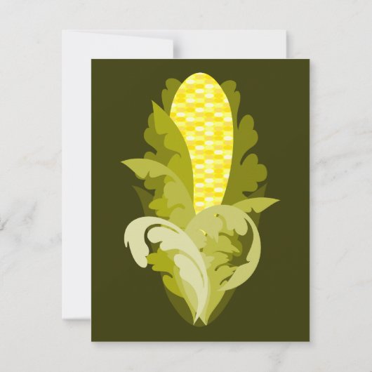 Corny Cookout Uitnodiging (Achterkant)