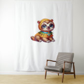 Corny Cuteness Halloween's Sweetest Luiaard Oversi Wandkleed (In situ)