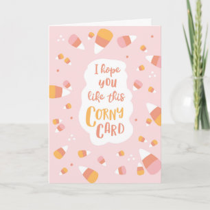 Corny Halloween Kaart