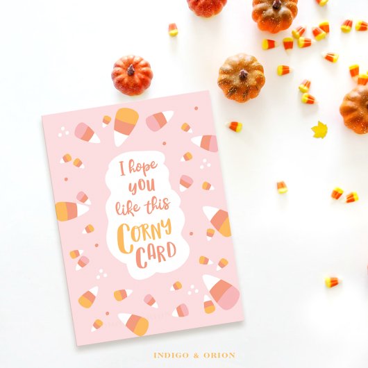 Corny Halloween Kaart