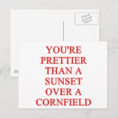 corny jokes briefkaart (Voorkant / Achterkant)