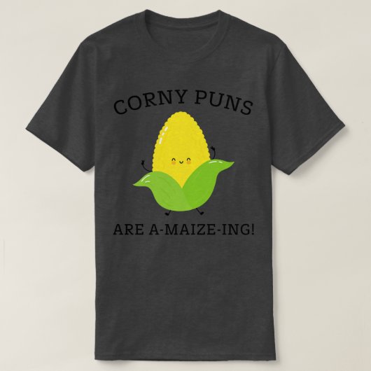 Corny Puns 1 T-shirt (Design voorkant)