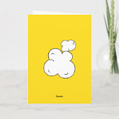 Corny, SUPER POP! Popcorn Pun Blank Kaart (Achterkant)