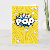 Corny, SUPER POP! Popcorn Pun Blank Kaart (Voorkant)