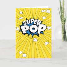 Corny, SUPER POP! Popcorn Pun Blank Kaart
