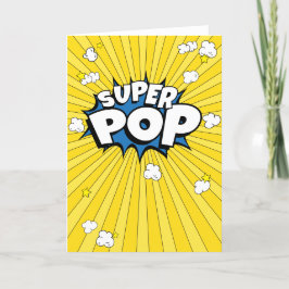 Corny, SUPER POP! Popcorn Pun Blank Kaart