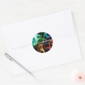 Corolful Smoke Vape Shop Classic Round Sticker (Envelop)