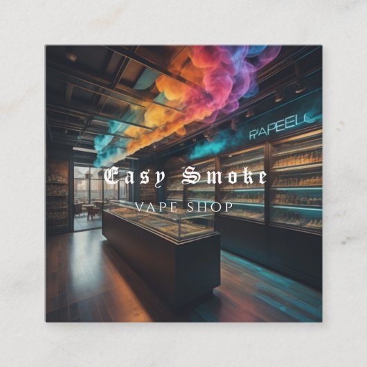 Corolful Smoke Vape Shop Visitekaartje (Voorkant)