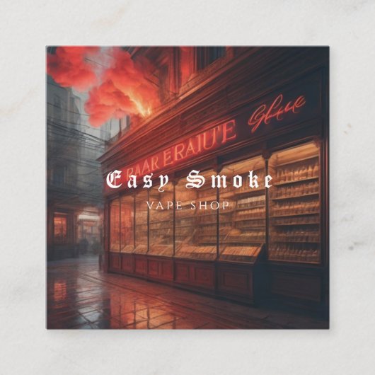 Corolful Smoke Vape Shop Visitekaartje (Voorkant)