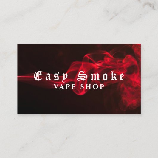 Corolful Smoke Vape Shop Visitekaartje (Voorkant)