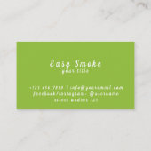 Corolful Smoke Vape Shop Visitekaartje (Achterkant)