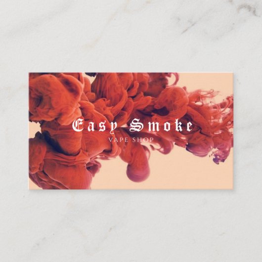 Corolful Smoke Vape Shop Visitekaartje (Voorkant)