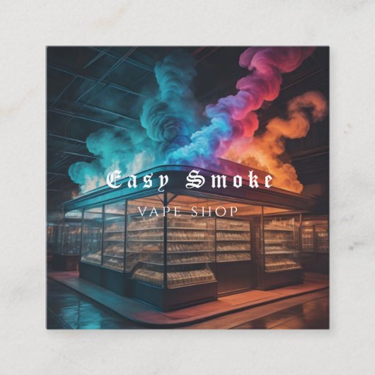 Corolful Smoke Vape Shop Visitekaartje (Voorkant)