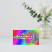 Corolful Smoke Vape Shop Visitekaartje (Staand voorkant)