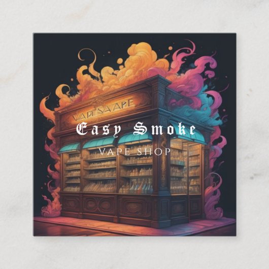 Corolful Smoke Vape Shop Visitekaartje (Voorkant)