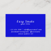 Corolful Smoke Vape Shop Visitekaartje (Achterkant)