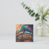 Corolful Smoke Vape Shop Visitekaartje (Staand voorkant)