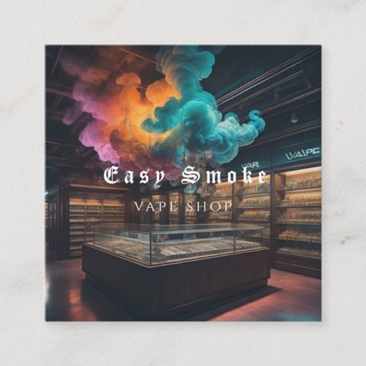 Corolful Smoke Vape Shop Visitekaartje (Voorkant)