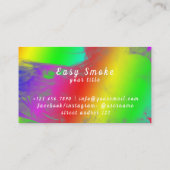 Corolful Smoke Vape Shop Visitekaartje (Achterkant)