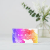 Corolful Smoke Vape Shop Visitekaartje (Staand voorkant)