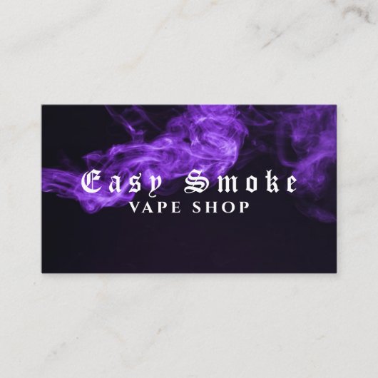 Corolful Smoke Vape Shop Visitekaartje (Voorkant)