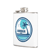 Corolla Beach North Carolina Palmboom Vogels Heupfles (Links)