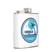 Corolla Beach North Carolina Palmboom Vogels Heupfles (Rechts)