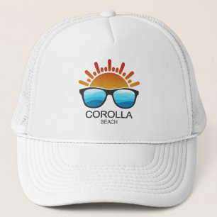 Corolla Beach North Carolina Zonnebril Trucker Pet