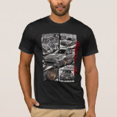 Corolla GR JDM Manga Comic Panel T-shirt (Voorkant)