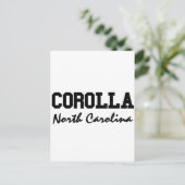 Corolla North Carolina Briefkaart (Staand voorkant)