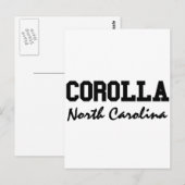 Corolla North Carolina Briefkaart (Voorkant / Achterkant)