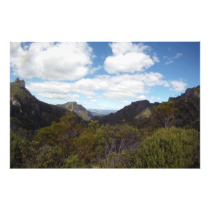 Coromandel New Zealand Pinnacles GoPro wide Foto Afdruk