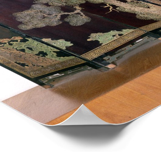 Coromandel-schermscranen Poster (Hoek)