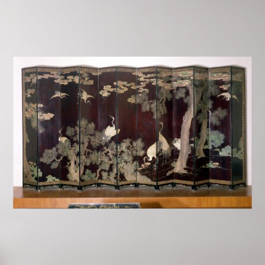 Coromandel-schermscranen Poster (Voorkant)