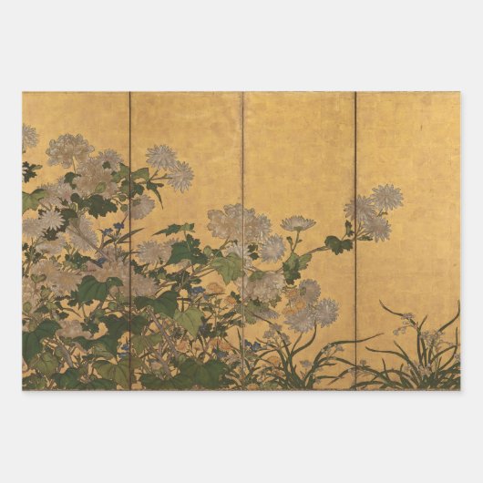 Coromandel Wrapping Paper Flat Sheet Set van 3 (Voorkant 2)