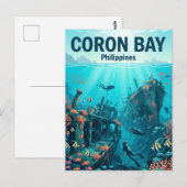 Coron-baai Filipijnen Briefkaart (Voorkant / Achterkant)
