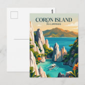 Coron Eiland Filipijnen Briefkaart (Voorkant / Achterkant)