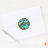 Coron-eiland Filipijnen Ronde Sticker (Envelop)