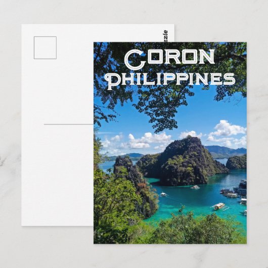 Coron, Filipijnen Briefkaart (Voorkant / Achterkant)
