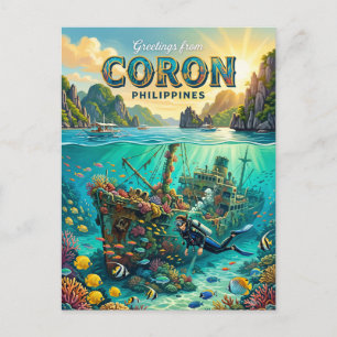 Coron Filipijnen Briefkaart