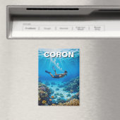 Coron Filipijnen Duiker Magneet (Insitu (Vaatwasser))