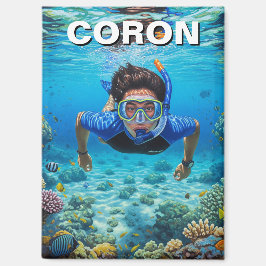 Coron Filipijnen Duiker Magneet
