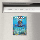 Coron Filipijnen Duiker Magneet (Insitu (Vaatwasser))