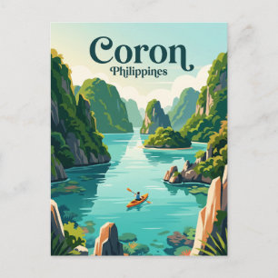 Coron, Palawan Filipijnen Briefkaart